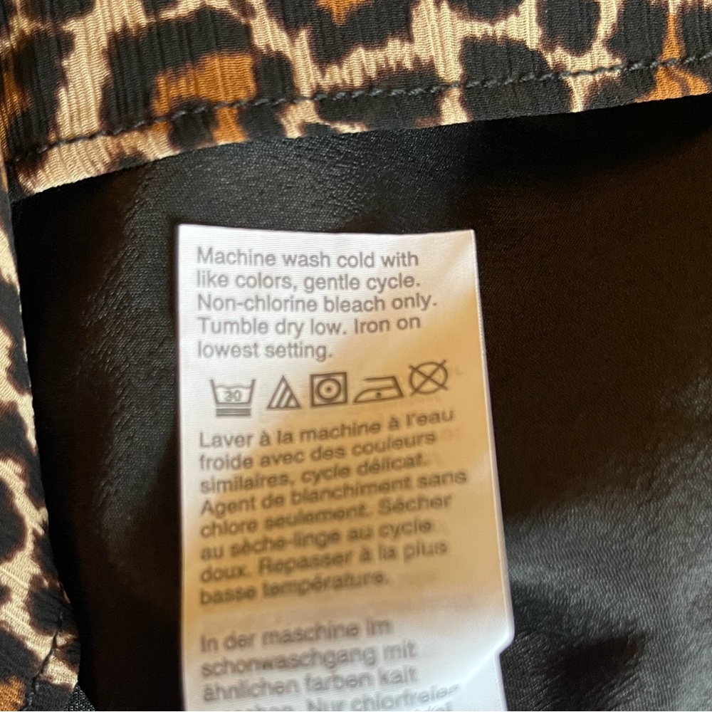 J. Crew NWT Animal Print Blouse - Picture 10 of 14
